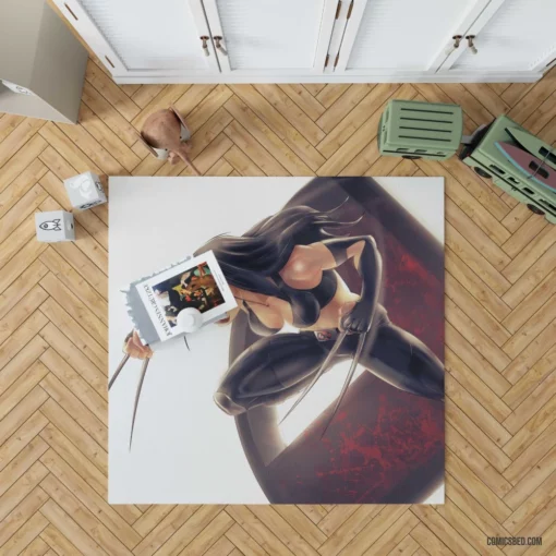 X-23 Mutant Warrior Comic Rug