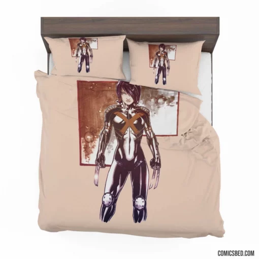 X-23 Unleashed Fury Comic Bedding Set 1