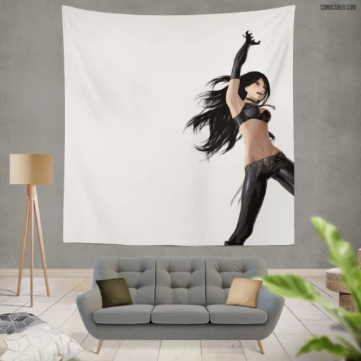 X-23 Wolverine Female Clone Comic Wall Tapestry