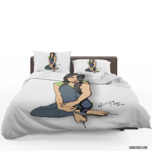 X-23 Wolverines Prodigy X-Men Comic Bedding Set