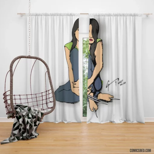 X-23 Wolverines Prodigy X-Men Comic Curtain