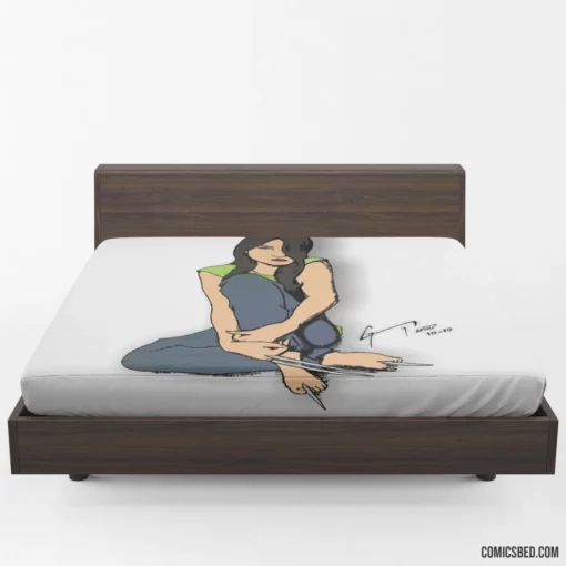 X-23 Wolverines Prodigy X-Men Comic Fitted Sheet