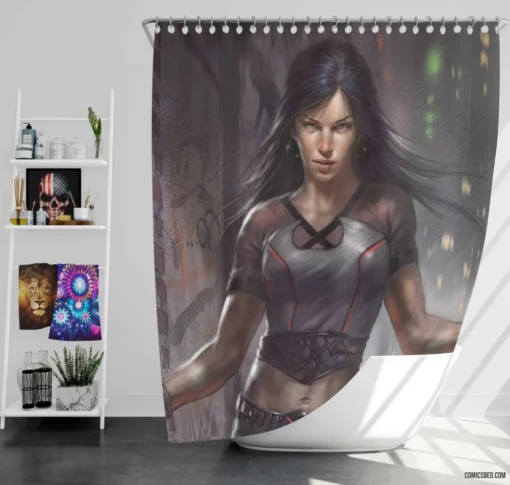 X-23 X-Men Marvel Vigilante Comic Shower Curtain