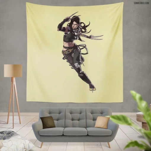 X-23 X-Men Weapon Comic Wall Tapestry