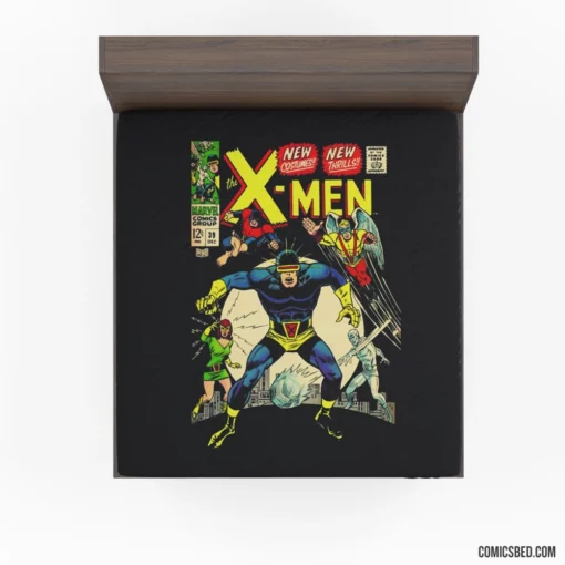 X-Men 39 Marvel Jean Grey Beast Angel Comic Fitted Sheet 1