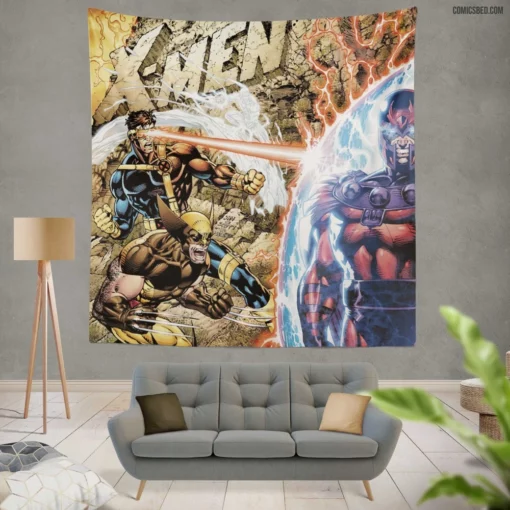 X-Men Marvel Mutant Team Comic Wall Tapestry