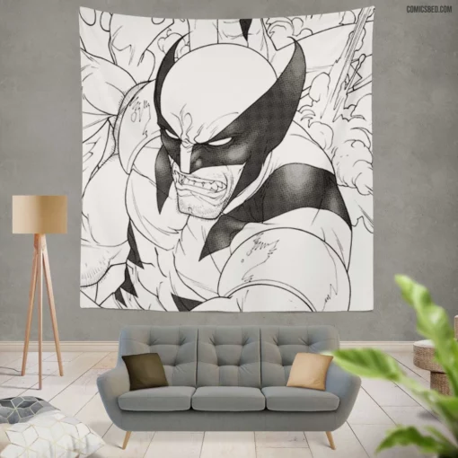 X-Men Mutant Brotherhood Comic Wall Tapestry