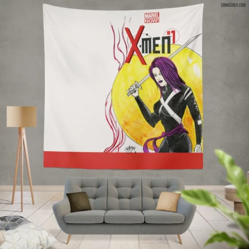 X-Men Mutant Heroes Chronicles Comic Wall Tapestry