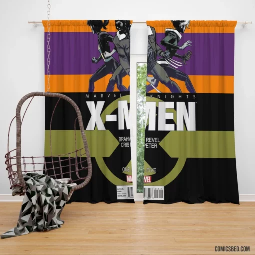 X-Men Mutant Heroes Comic Curtain