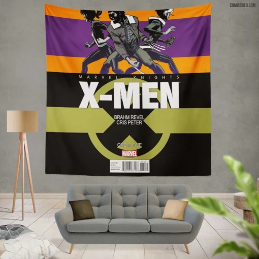 X-Men Mutant Heroes Comic Wall Tapestry