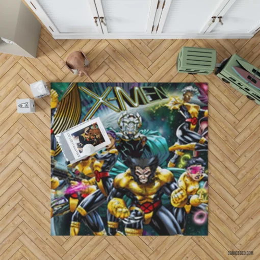 X-Men Mutant Superteam Comic Rug