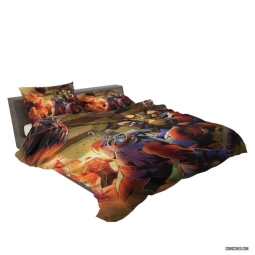 X-Men Schism - Cyclops and Wolverine Comic Bedding Set 2