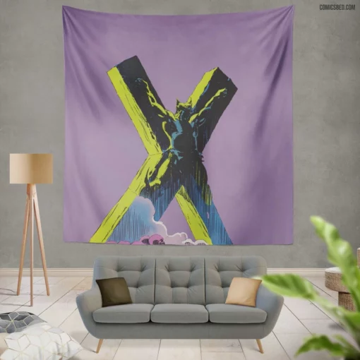 X-Men Unleashed Wolverine Power Comic Wall Tapestry