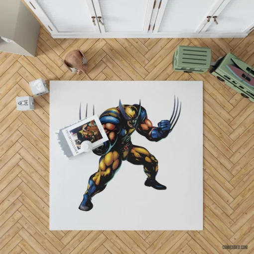 X-Men Wolverine Adamantium-Clad Avenger Comic Rug