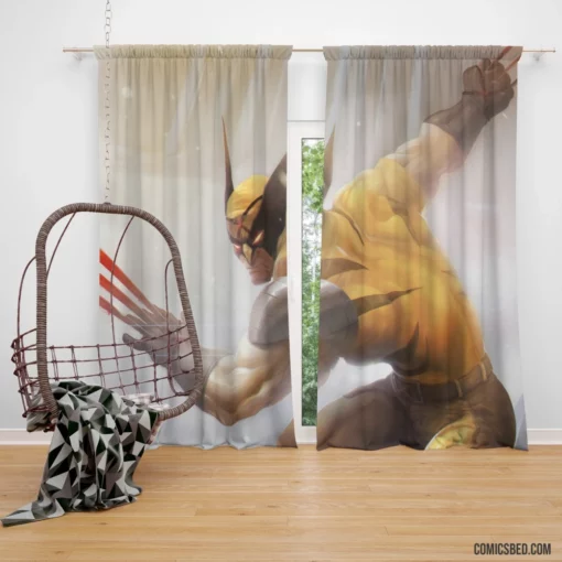 X-Men Wolverine Marvel Adamantium Hero Comic Curtain