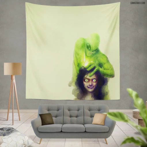 Xenoholics Otherworldly Obsessions Comic Wall Tapestry