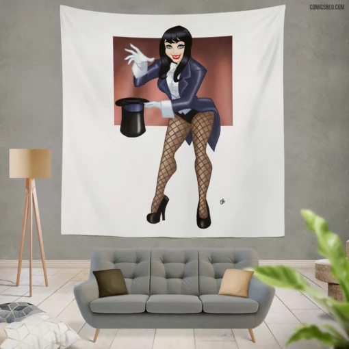 Zatanna DC Comics Enigmatic Magician Wall Tapestry