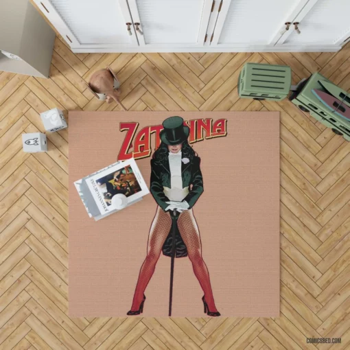 Zatanna Magic Mistress Comic Rug