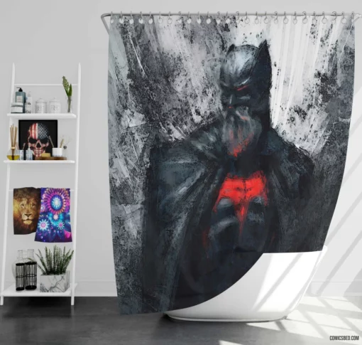 Zero Year Batman Origin Reimagined Comic Shower Curtain