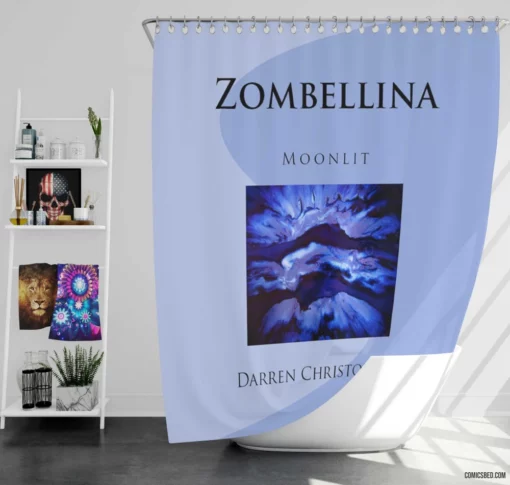 Zombellina Undead Ballerina Comic Shower Curtain