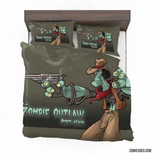 Zombie Outlaw Undead Adventures Comic Bedding Set 1