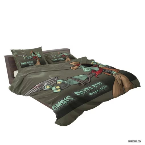 Zombie Outlaw Undead Adventures Comic Bedding Set 2