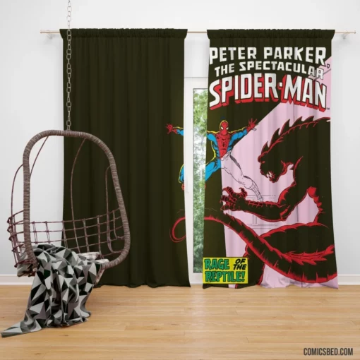 ebbed Spider-Man Marvel Swings into Action Comic Curtain