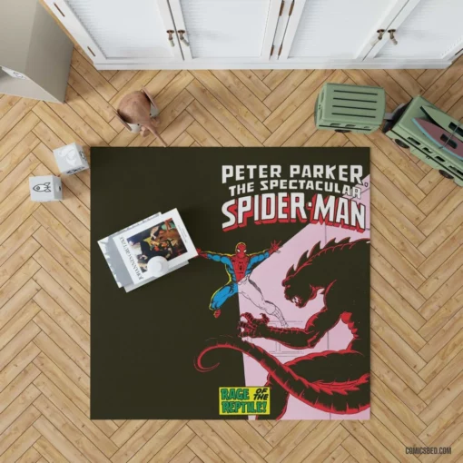 ebbed Spider-Man Marvel Swings into Action Comic Rug